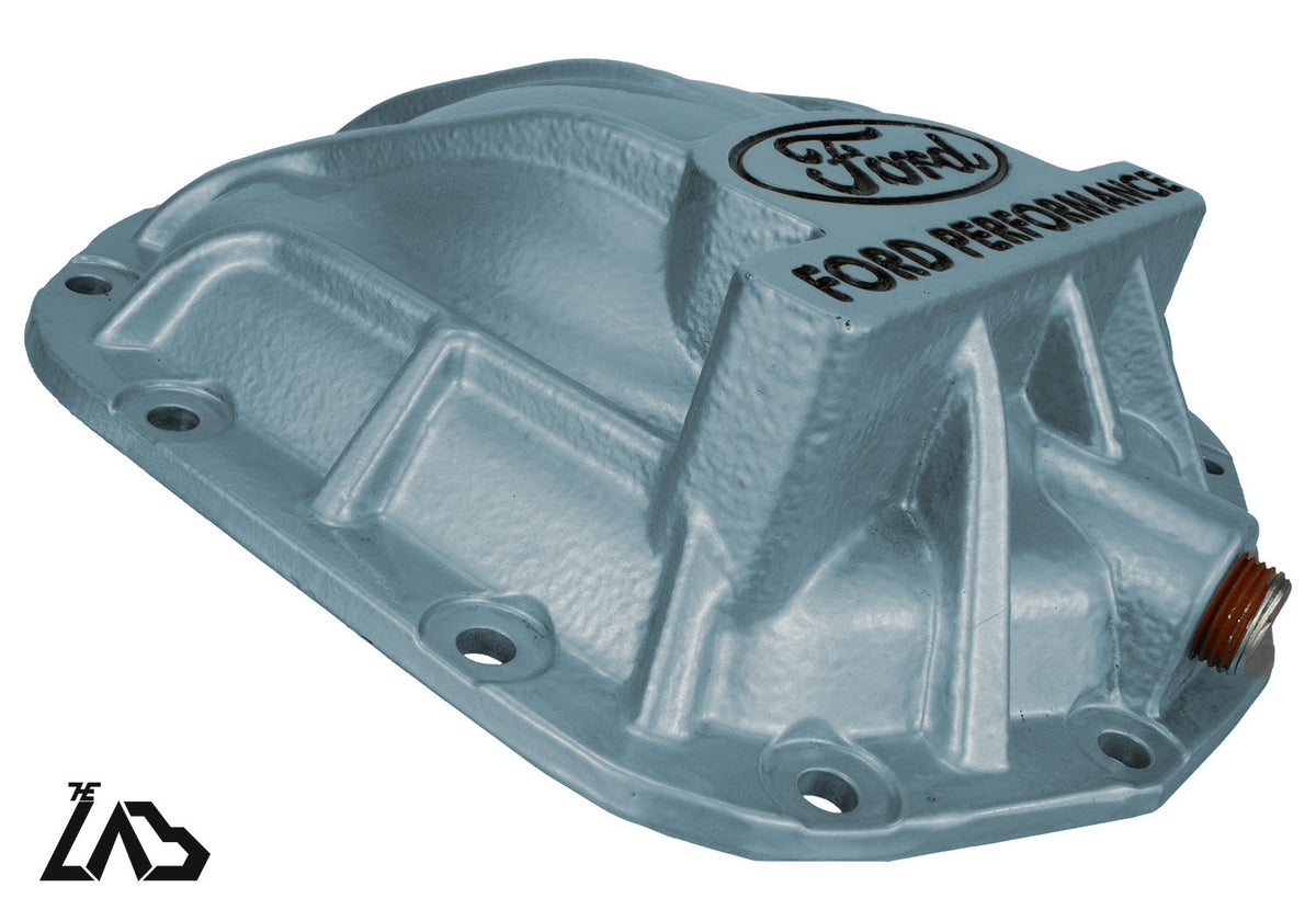 Ford Performance M-4033-BR rear differential cover, Area 51, black letter fill