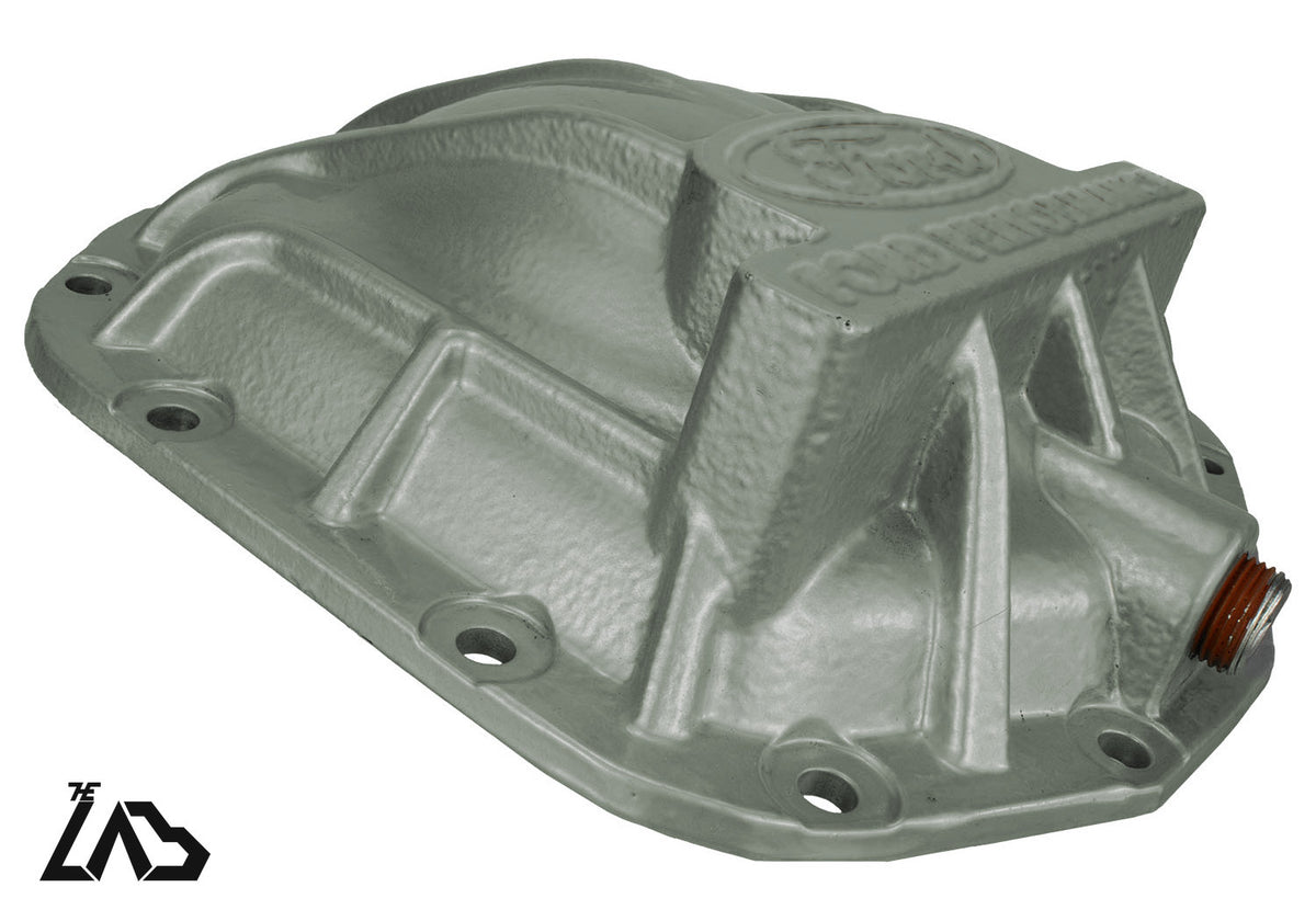 Ford Performance M-4033-BR rear differential cover, Cactus Gray, no letter fill