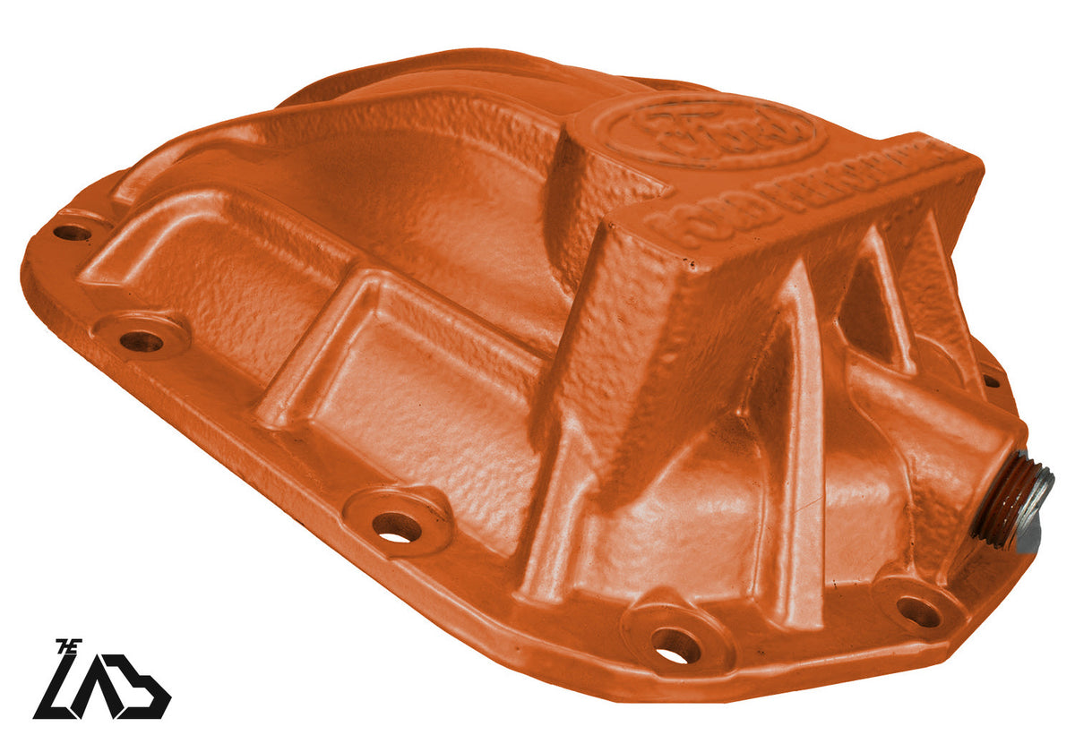 Ford Performance M-4033-BR rear differential cover, Cyber Metallic Orange, no letter fill