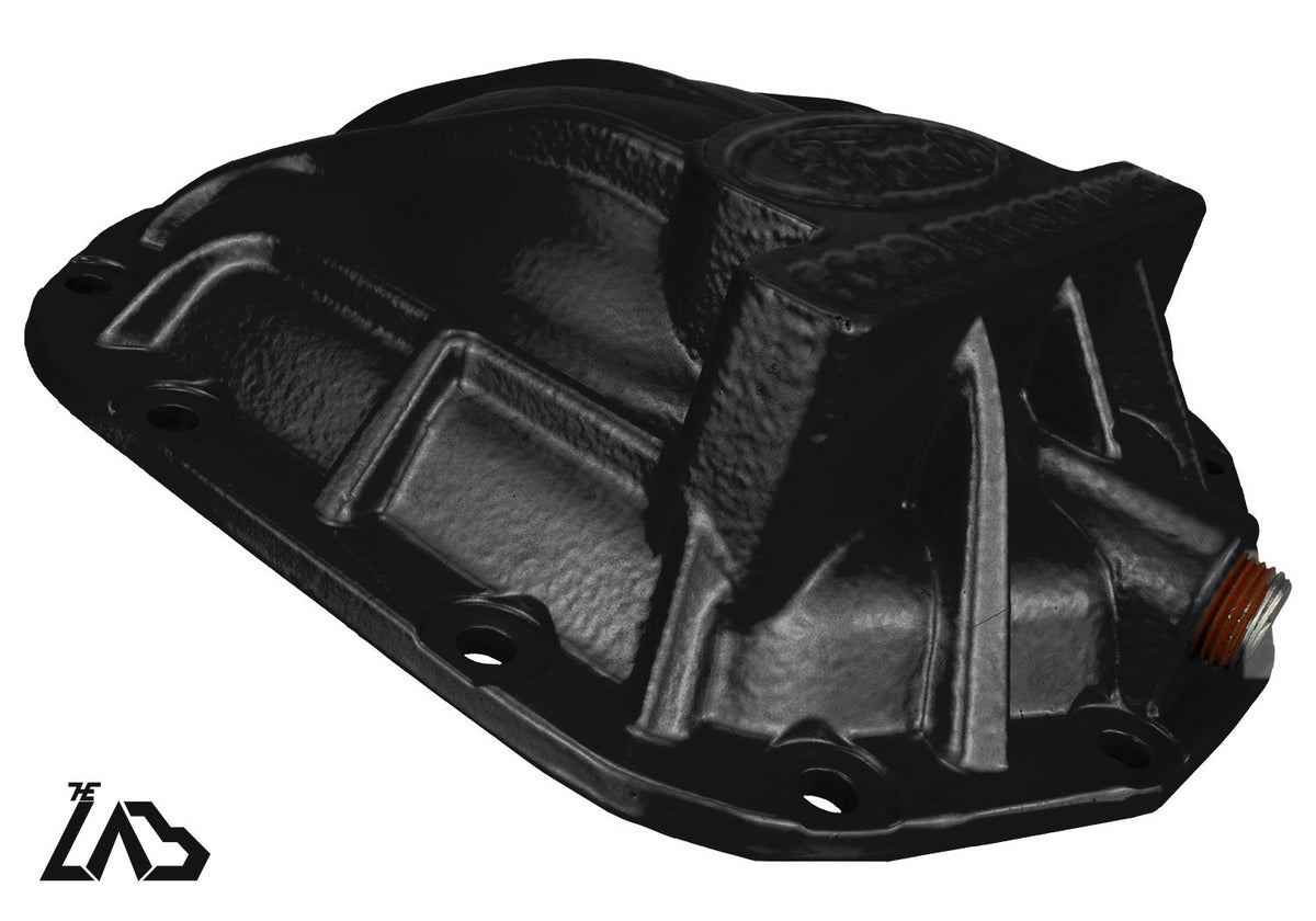 Ford Performance M-4033-BR rear differential cover, Shadow Black, no letter fill