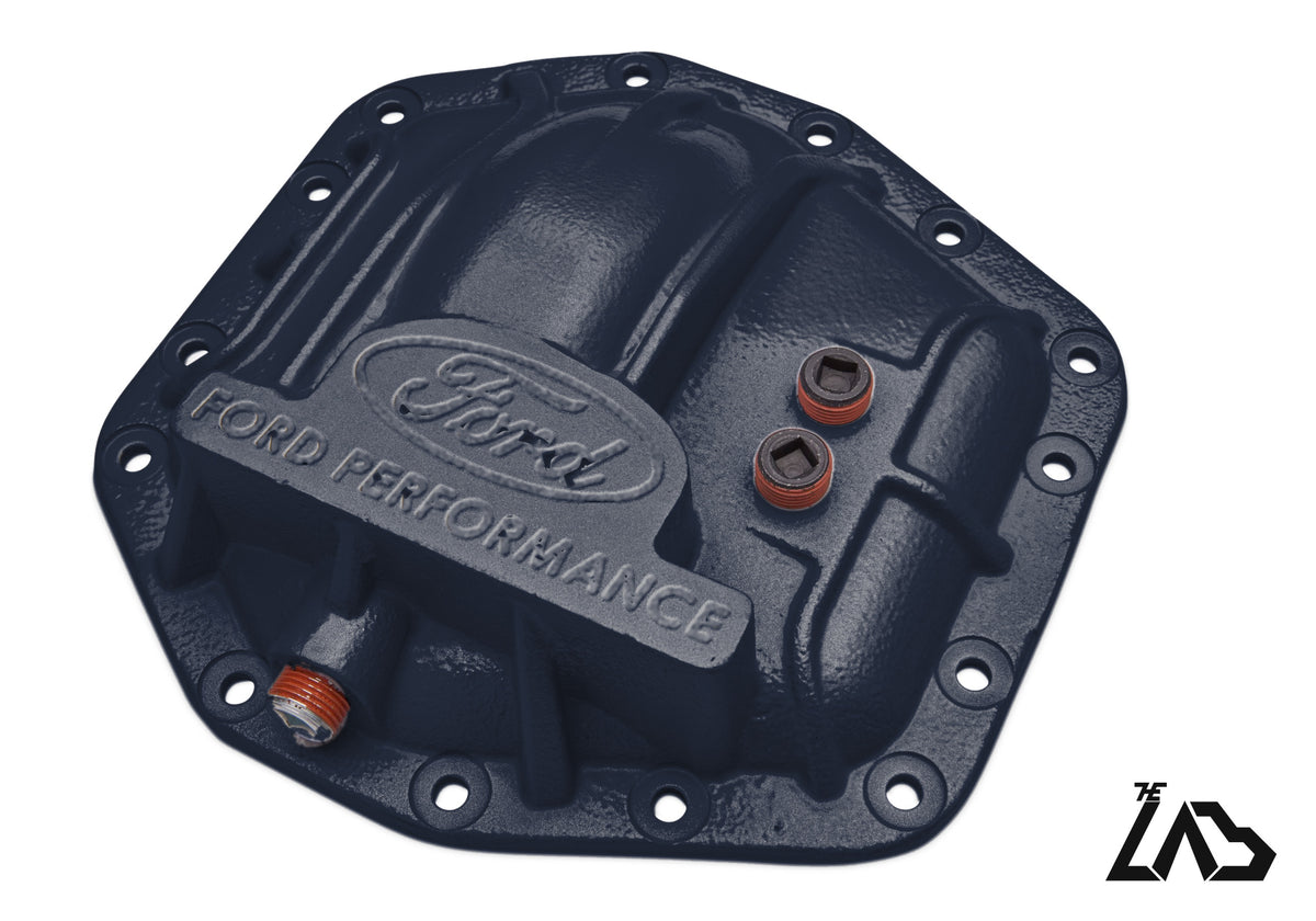 Ford Performance M-4033-DR Bronco Raptor rear differential cover, Antimatter Blue, no letter fill