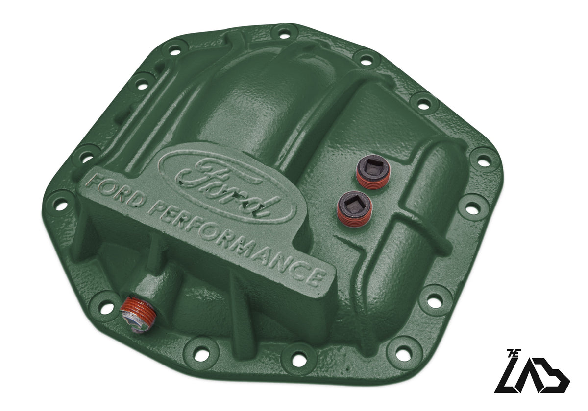Ford Performance M-4033-DR Bronco Raptor rear differential cover, Eruption Green, no letter fill