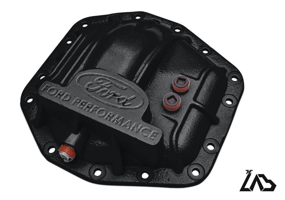 Ford Performance M-4033-DR Bronco Raptor rear differential cover, Shadow Black, no letter fill