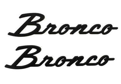 2021 - 2024 BRONCO CLASSIC SCRIPT FENDER BADGE KIT - The Lab North AmericaFord PerformanceM1447BSGS