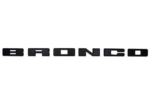 2021 - 2024 BRONCO GRILLE LETTERING OVERLAY KIT - The Lab North AmericaFord PerformanceM1447BLBR