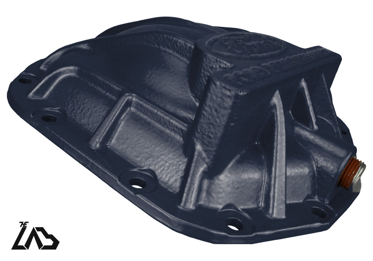 Ford Performance M-4033-BR rear differential cover, Antimatter Blue, no letter fill