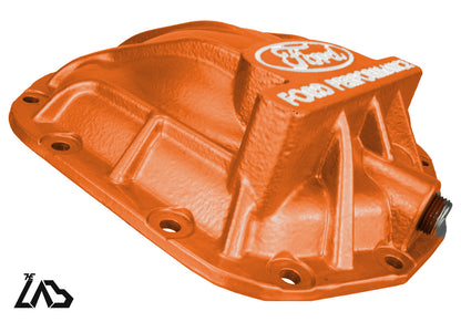Ford Performance M-4033-BR rear differential cover, Code Orange, white letter fill