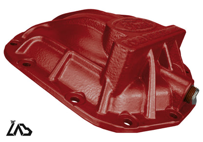 Ford Performance M-4033-BR rear differential cover, Rapid Red Metallic, no letter fill