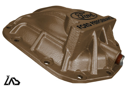 Ford Performance M-4033-BR rear differential cover, Sinister Bronze, black letter fill