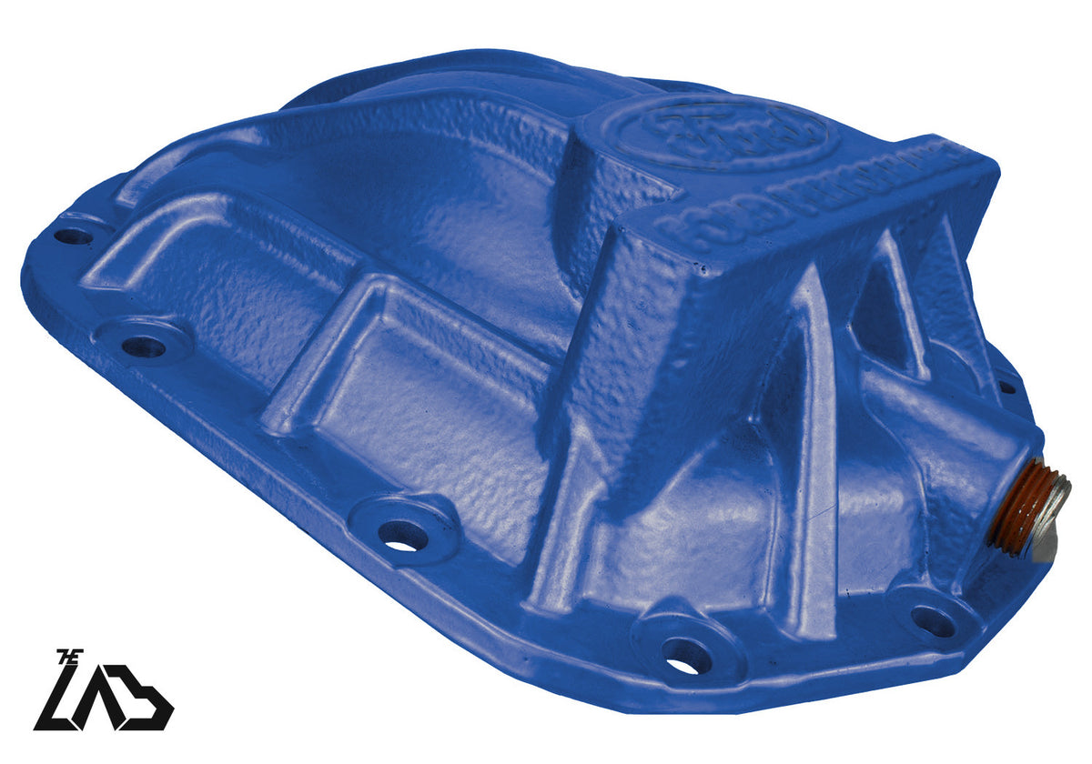 Ford Performance M-4033-BR rear differential cover, Velocity Blue, no letter fill