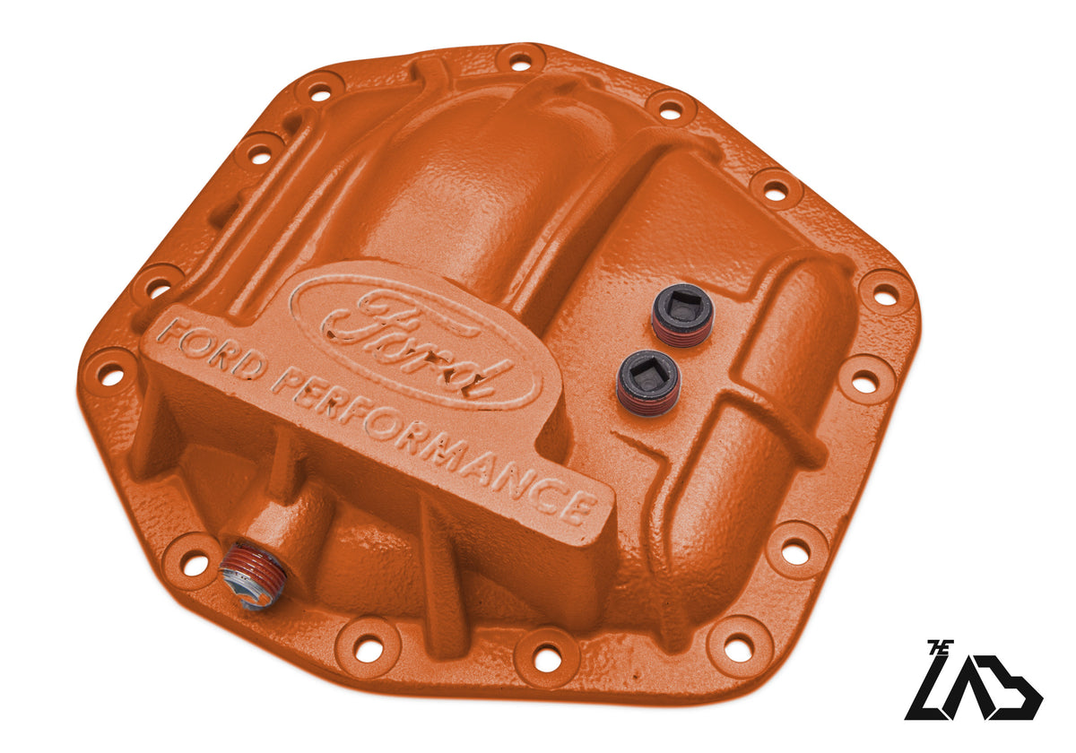 Ford Performance M-4033-DR Bronco Raptor rear differential cover, Cyber Metallic Orange, no letter fill