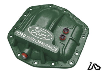 Ford Performance M-4033-DR Bronco Raptor rear differential cover, Eruption Green, white letter fill