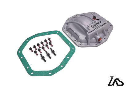 Ford Performance M-4033-DR kit with gasket and bolts, angled view