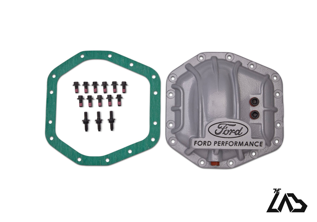 Ford Performance M-4033-DR kit with gasket and bolts, top view