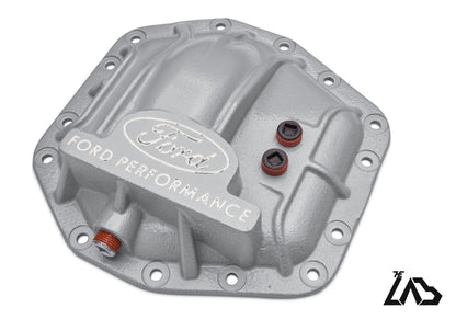 Ford Performance M-4033-DR Bronco Raptor rear differential cover, Iconic Silver, white letter fill