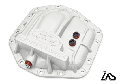 Ford Performance M-4033-DR Bronco Raptor rear differential cover, Oxford White, white letter fill