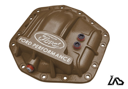 Ford Performance M-4033-DR Bronco Raptor rear differential cover, Sinister Bronze, white letter fill